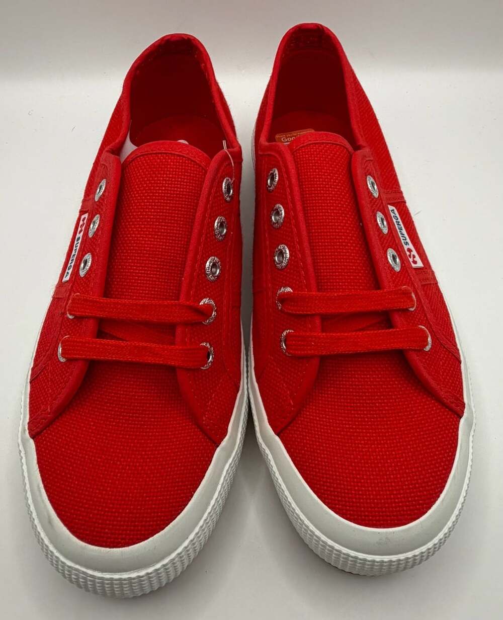 Superga 2750 Cotu Classic Red Canvas Sneakers Women's 7.5 / Men's 6